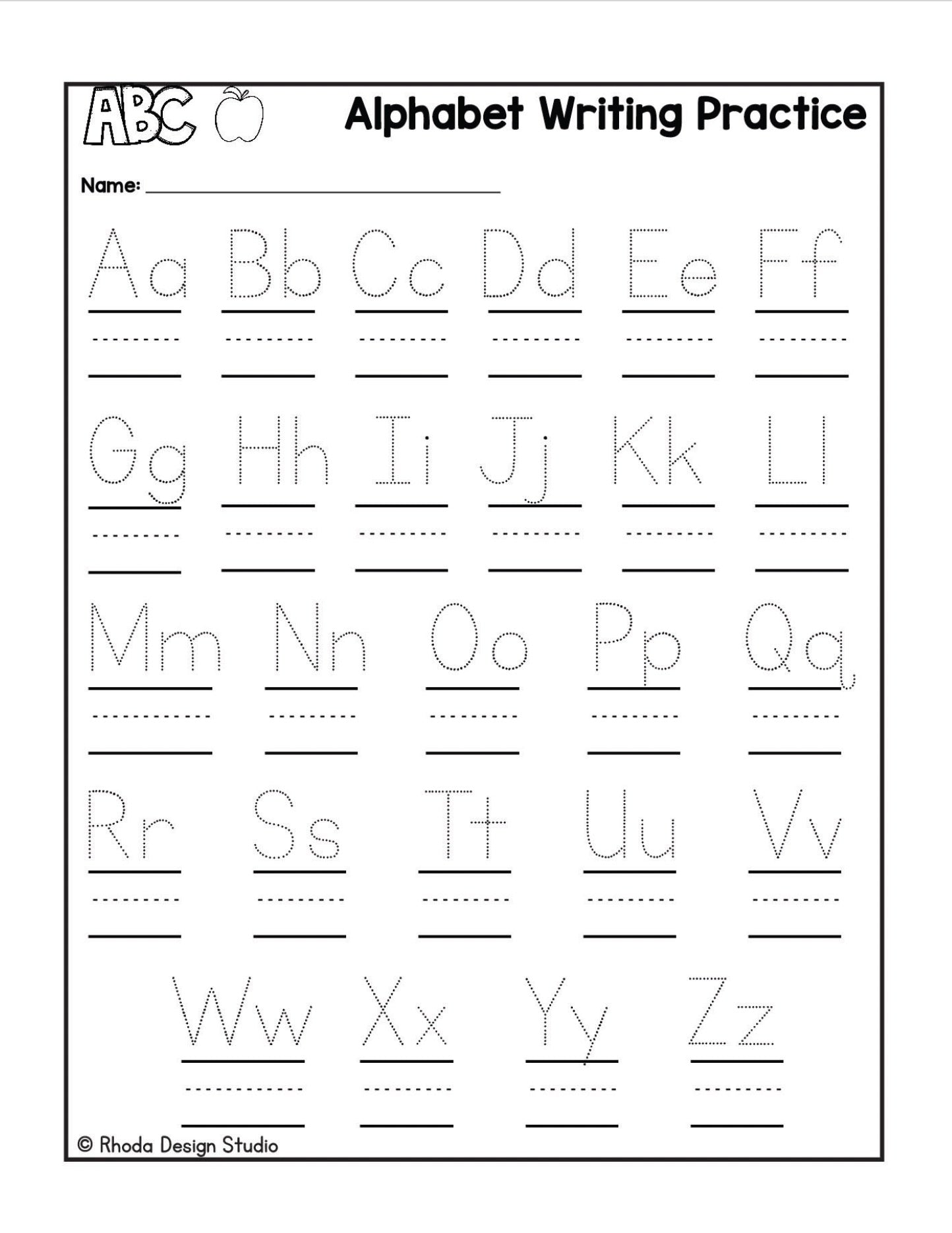 ABC Letter Practice