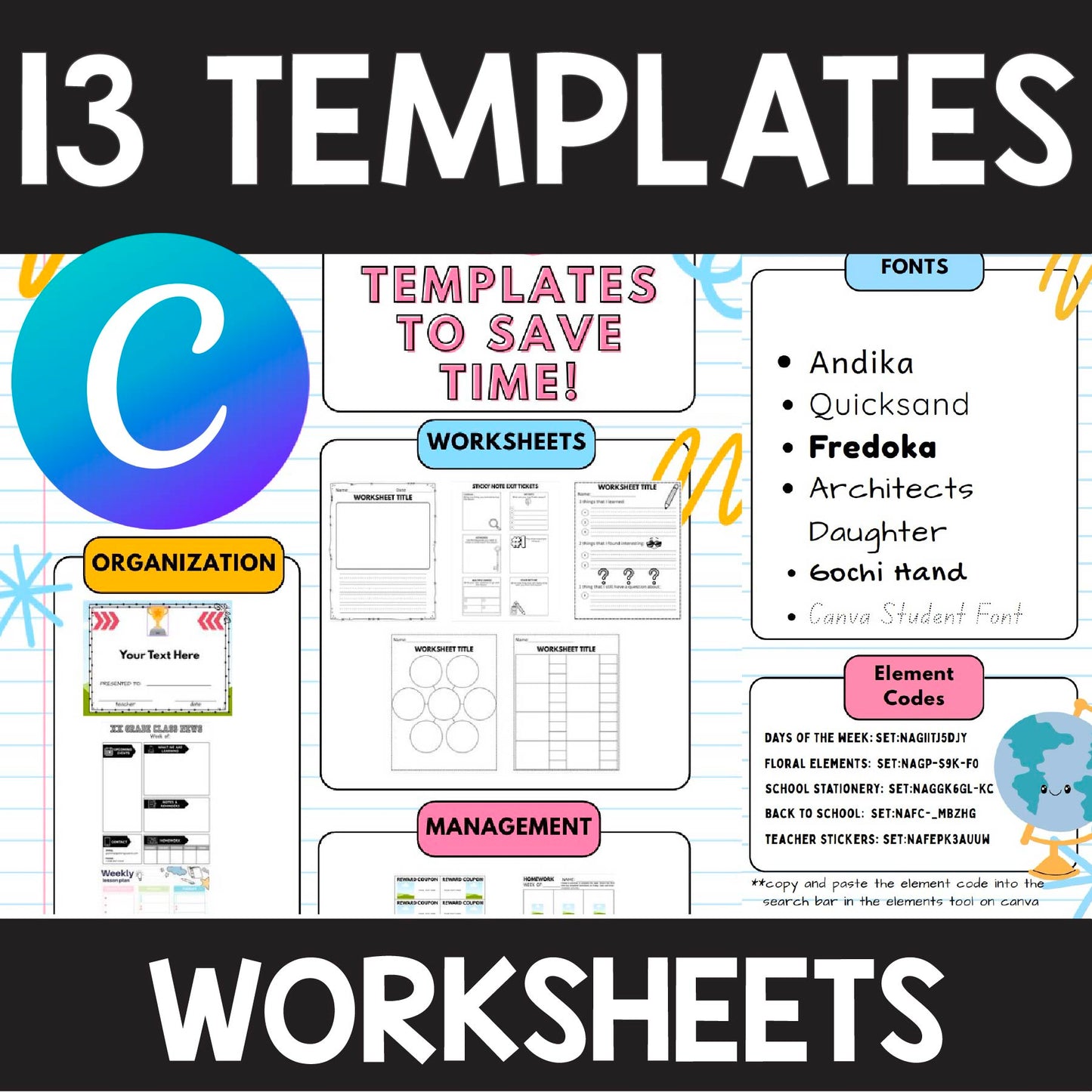 13 CANVA Templates for Teachers