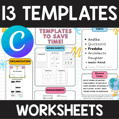 13 CANVA Templates for Teachers