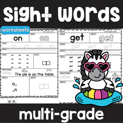 Sight Word Practice