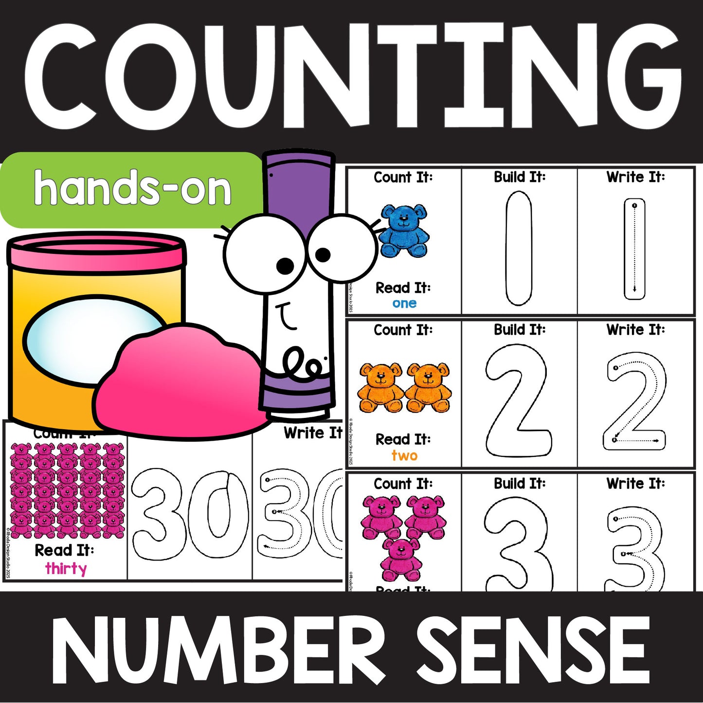 Count it, Read it, Build It, Write, It: Number Sense
