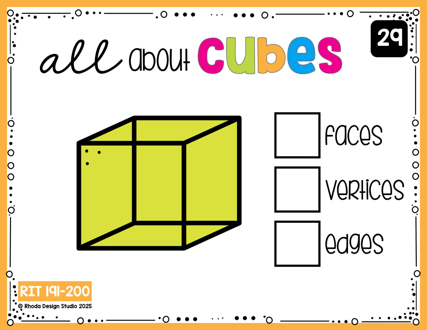Math Spiral Review | Center Activities | RIT 191-200 | Digital