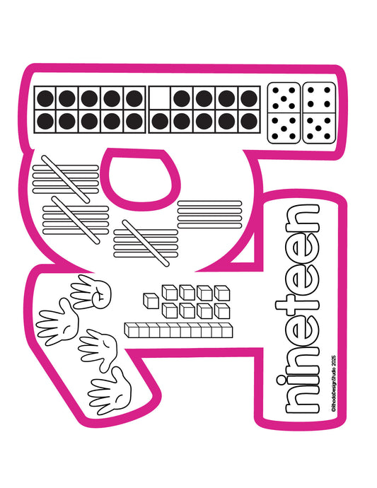 Number Posters Posters 1-20